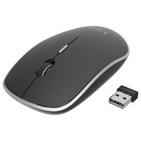 gembird Maus OPT WIRELESS 4 Tasten inkl. nano USB schwarz
