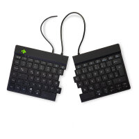R-Go Split Break Ergonomische Tastatur, QWERTZ (DE) - schwarz, kabelgebunden