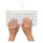R-Go Compact Break ergonomische Tastatur QWERTZ (DE), verkabelt, weiß