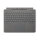 Microsoft Surface Pro Keyboard mit Stiftaufbewahrung - platin