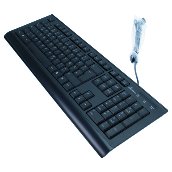MediaRange Tastatur Standard Keybord black USB 2.0