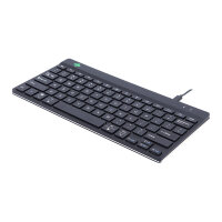 R-Go Tastatur Compact Break US-Layout verkabelt schwarz