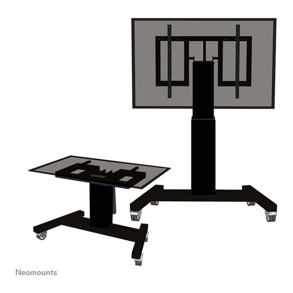 NEOMOUNTS M2500TBLACK Elektrischer FloorStand Neigbar 106,68-254cm 42-100Zoll VESA bis 800x600mm 150kg Hhe:81-131cm Moto