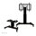NEOMOUNTS M2500TBLACK Elektrischer FloorStand Neigbar 106,68-254cm 42-100Zoll VESA bis 800x600mm 150kg Hhe:81-131cm Moto