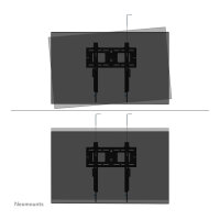 Neomounts LEVEL-750 - Befestigungskit - für TV - schwerlast - verriegelbar - Stahl - Schwarz - Bildschirmgröße: 81.3-191 cm (32 in-75 in)