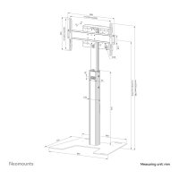 Neomounts FL45S-825BL1 MOVE Up Standfuß