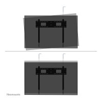 Neomounts LEVEL-750 - Befestigungskit - für TV - schwerlast - verriegelbar - Stahl - Schwarz - Bildschirmgröße: 109-249 cm (43 in-98 in)