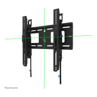 Neomounts LEVEL-750 - Befestigungskit - für TV - schwerlast - verriegelbar - Stahl - Schwarz - Bildschirmgröße: 109-191 cm (43 in-75 in)