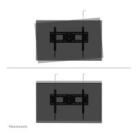 Neomounts LEVEL-750 - Befestigungskit - für TV - schwerlast - verriegelbar - Stahl - Schwarz - Bildschirmgröße: 107-218 cm (42 in-86 in)