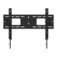 Neomounts LEVEL-750 - Befestigungskit - für TV - schwerlast - verriegelbar - Stahl - Schwarz - Bildschirmgröße: 107-218 cm (42 in-86 in)