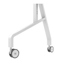Neomounts FL50-575WH1 MOVE Go XL Rollwagen