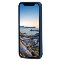 dbramante1928 Greenland - Hintere Abdeckung fr Mobiltelefon - Snap-on - 100 % recycelter Kunststoff - Pazifikblau - fr Apple iPhone 1
