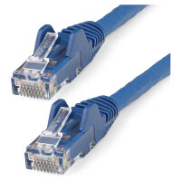 STARTECH.COM 1m LSZH CAT6 Ethernet Cable - 10 Gigabit 100W PoE RJ45 UTP Network Patch Cord Snagless - Blue ETL Verified