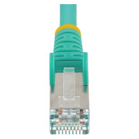 STARTECH.COM 1,5m CAT6a Kabel LSZH 10 Gigabit RJ45 LAN Kabel SFTP Patchkabel CAT6a Verlegekabel Abgeschirmtes Ethernet-/NetzKabel