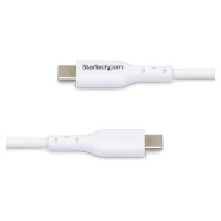 STARTECH.COM 3m USB-C Schnellladekabel USBC Kabel USB 2.0 Typ-C Laptop Ladekabel 60W Power Delivery USB-C auf USB-C Weiss
