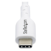 STARTECH.COM 3m USB-C Schnellladekabel USBC Kabel USB 2.0 Typ-C Laptop Ladekabel 60W Power Delivery USB-C auf USB-C Weiss