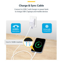 STARTECH.COM 3m USB-C Schnellladekabel USBC Kabel USB 2.0 Typ-C Laptop Ladekabel 60W Power Delivery USB-C auf USB-C Weiss