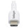 STARTECH.COM 3m USB-C Schnellladekabel USBC Kabel USB 2.0 Typ-C Laptop Ladekabel 60W Power Delivery USB-C auf USB-C Weiss