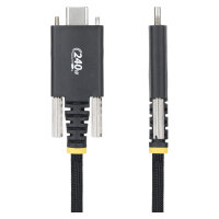 StarTech 3m USB-C-Ladekabel Schraubensicherung 240W 5A PD...