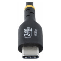 StarTech.com 4m USB-C Ladekabel, USB-IF zertifiziert, 240W PD EPR, M/M - USB-Kabel - 24 pin USB-C (M)