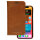 dbramante1928 Lynge - Flip-Hlle fr Mobiltelefon - genarbtes Leder - Hellbraun - fr Apple iPhone 12 mini