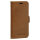 dbramante1928 Lynge - Flip-Hlle fr Mobiltelefon - genarbtes Leder - Hellbraun - fr Apple iPhone 12 mini