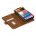 dbramante1928 Lynge - Flip-Hlle fr Mobiltelefon - genarbtes Leder - Hellbraun - fr Apple iPhone 12 mini