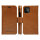 dbramante1928 Lynge - Flip-Hlle fr Mobiltelefon - genarbtes Leder - Hellbraun - fr Apple iPhone 12 mini