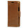 dbramante1928 Lynge - Flip-Hlle fr Mobiltelefon - genarbtes Leder - Hellbraun - fr Apple iPhone 12 mini