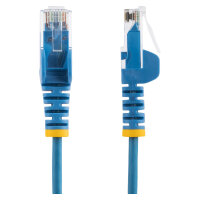 STARTECH.COM 3m CAT6 Cable - Blue Slim CAT6 Patch Cable - Snagless RJ45 Connectors - LSZH - 28 AWG Copper Wire