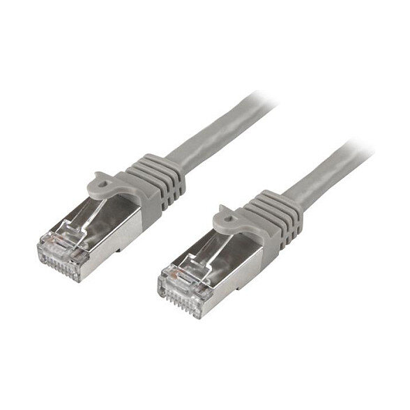 STARTECH.COM Cat6 geschirmtes (SFTP) Netzwerkkabel 0,5m - Snagless Gigabit Patchkabel - Grau