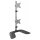 STARTECH.COM Vertikale duale Monitorhalterung - Fr bis zu 68,58cm 27Zoll Monitore Aluminium Hhenverstellbar Doppelmonitorhalterung
