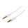 StarTech 2m White Slim 3.5mm Stereo Audio Cable - Male to Male