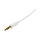 StarTech 2m White Slim 3.5mm Stereo Audio Cable - Male to Male