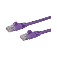 StarTech 0.5m Purple Cat6 Patch Cable with Snagless RJ45...
