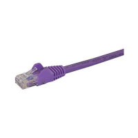 StarTech 0.5m Purple Cat6 Patch Cable with Snagless RJ45...
