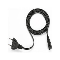 Zebra Stromkabel - Eurostecker zu power IEC 60320 C7