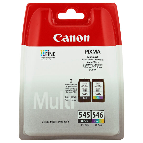 Canon Tinte PG-545/CL-546 8287B005 2er Pack (BK/Color)