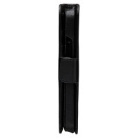 dbramante1928 Lynge - Flip-Hlle fr Mobiltelefon - genarbtes Leder - Schwarz - fr Apple iPhone 12 mini