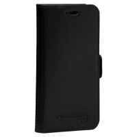 dbramante1928 Lynge - Flip-Hlle fr Mobiltelefon - genarbtes Leder - Schwarz - fr Apple iPhone 12 mini