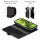 dbramante1928 Lynge - Flip-Hlle fr Mobiltelefon - genarbtes Leder - Schwarz - fr Apple iPhone 12 mini