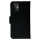 dbramante1928 Lynge - Flip-Hlle fr Mobiltelefon - genarbtes Leder - Schwarz - fr Apple iPhone 12 mini
