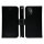 dbramante1928 Lynge - Flip-Hlle fr Mobiltelefon - genarbtes Leder - Schwarz - fr Apple iPhone 12 mini