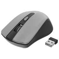 gembird Maus OPT WIRELESS 4 Tasten inkl. USB schwarz-grau