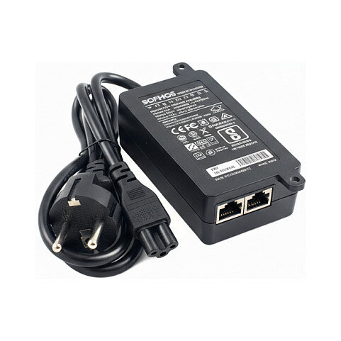 SOPHOS Gbit/2.5G PoE+ Injector 802.3af/at - 30W - with EU Power Cord