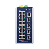 PLANET Industrial L3+ 16-Port 1000T + 4Port 1000X SFP