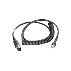 USB cable - 2.7 m - coiled - for Symbol LS2208, LS3408, LS3478