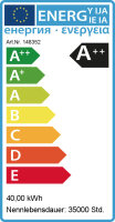 Synergy 21 LED Track-Serie für Stromschiene VLD-Serie 40W, 30°, ww, CRI>90