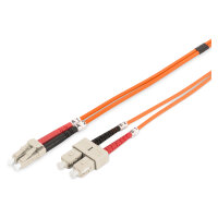 LWL Patchkabel, LC/SC MM, OM2, 50/125 , Duplex 1m