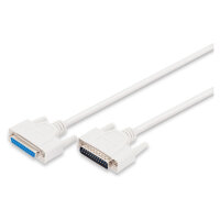 DIGITUS Datatransf. Verlngerung DSub25 St/Bu...